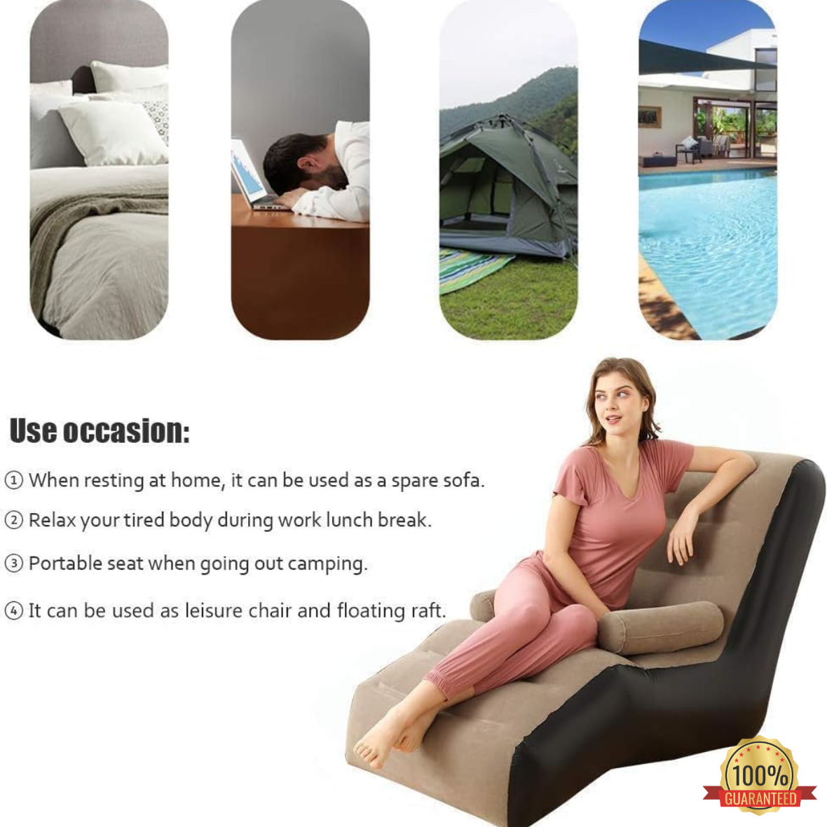 Inflatable Lounge Chair for Adults