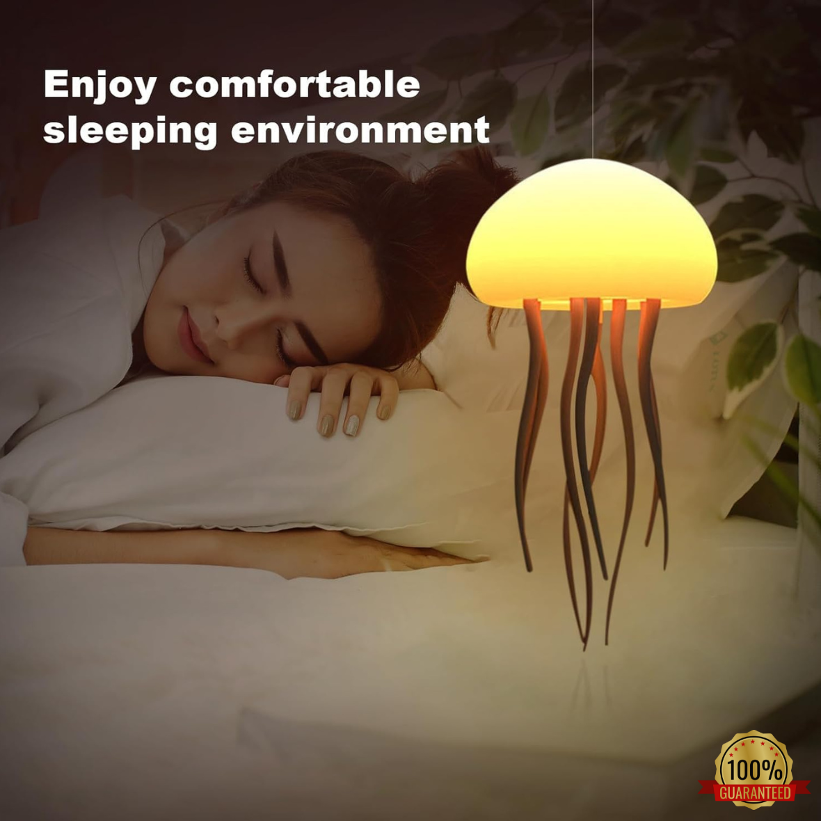 Jellyfish Lamp LED Mood Light – Rechargeable.